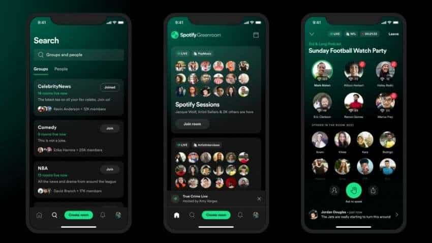 Spotify launches Clubhouse-like live audio room Spotify Greenroom: Here's how to download and USE it Spotify launches Clubhouse-like live audio room Spotify Greenroom: Here's how to download and USE it