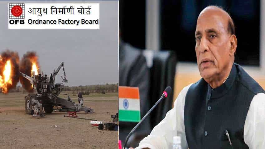 Ordnance Factory Board (OFB) Restructuring: What will happen to salaries, pension, retirement benefits of 70,000 Group A, B and C employees? Rajnath Singh CONFIRMS THIS Ordnance Factory Board (OFB) Restructuring: What will happen to salaries, pension, retirement benefits of 70,000 Group A, B and C employees? Rajnath Singh CONFIRMS THIS