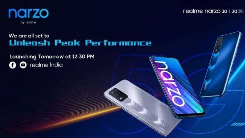 Realme Narzo 30 4G, Narzo 30 5G, Buds Q2, 32-inch TV Smart TV India launch TODAY: Check LIVE streaming details, price, and specs Realme Narzo 30 4G, Narzo 30 5G, Buds Q2, 32-inch TV Smart TV India launch TODAY: Check LIVE streaming details, price, and specs