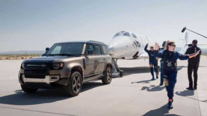 Virgin Galactic first full-crew space flight: How Range Rover Astronaut Edition, Land Rover Defender 110 helped put Richard Branson into space for the first time | See Pics