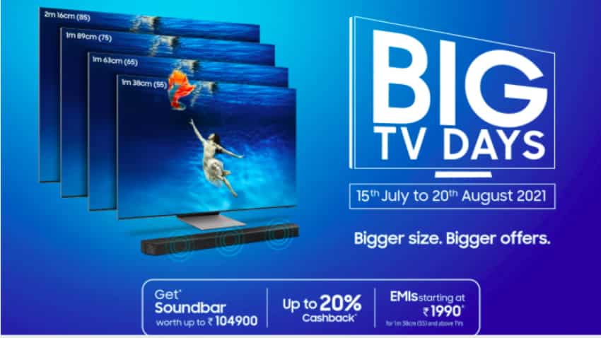 Samsung Big TV Days: Get FREE Soundbar of upto Rs 1,04,900 and MORE on purchase of premium Samsung Smart TVs