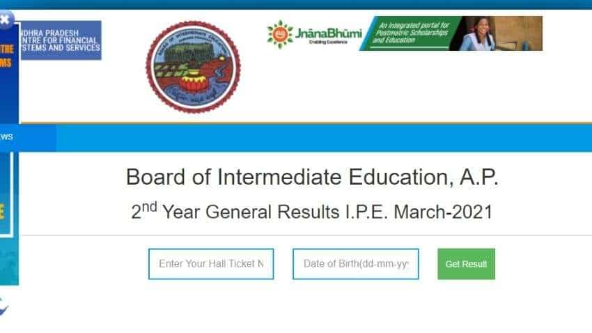 AP Inter 2nd year 2021 BIE Andhra results DECLARED - list of websites to check AP Inter 2nd year 2021 BIE Andhra results DECLARED - list of websites to check