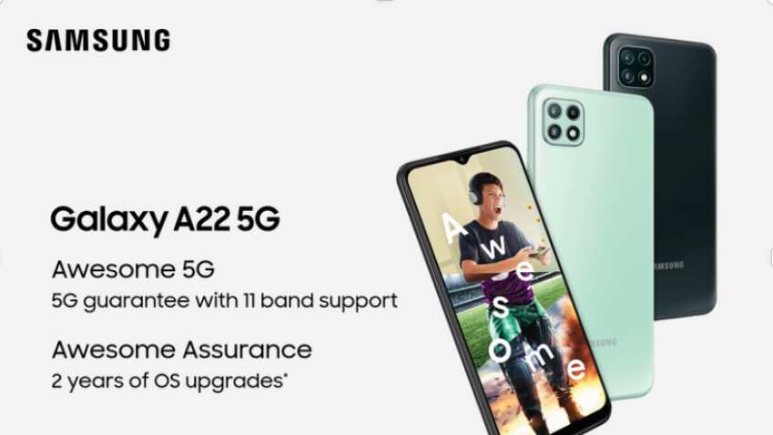 Samsung Galaxy A22 5G smartphone LAUNCHED at THIS PRICE - Check Offers, Availability, Specs and More
