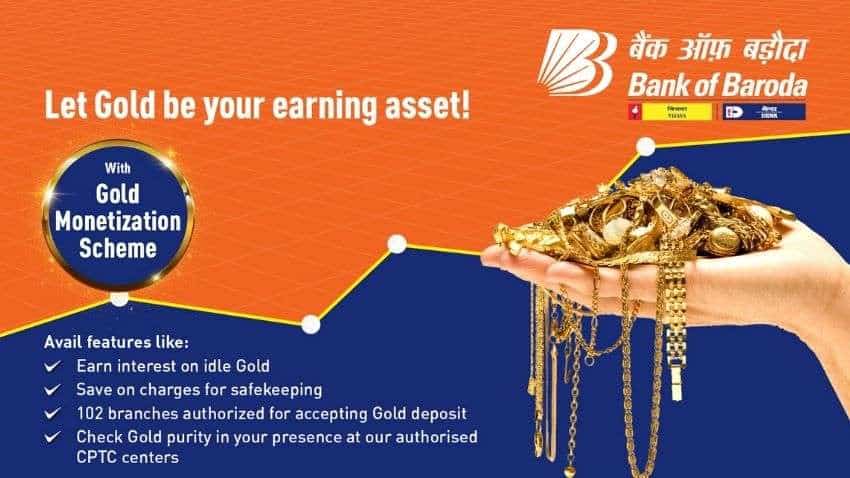 GOLDEN OPPORTUNITY! Earn easy INTEREST under Gold Monetization Scheme by depositing GOLD with Bank of Baroda - check interest rates and other BENEFITS here