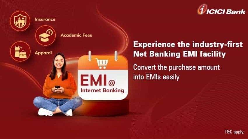 Buying your favourite gadgets or paying insurance premium is EASIER! Check ICIC Bank EMI@Internet Banking - see steps, BENEFITS and all other details here Buying your favourite gadgets or paying insurance premium is EASIER! Check ICIC Bank EMI@Internet Banking - see steps, BENEFITS and all other details here