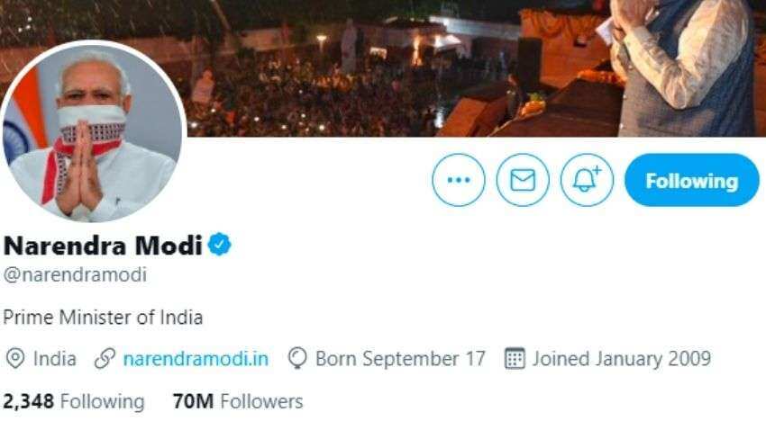 PM Narendra Modi twitter followers reach 70 million; Ministers congratulate PM for this MILESTONE - check details PM Narendra Modi twitter followers reach 70 million; Ministers congratulate PM for this MILESTONE - check details
