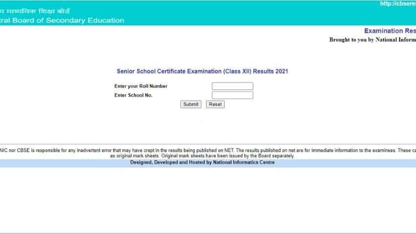 DECLARED! CBSE Class 12 Board Exam 2021 results out at cbseresults.nic.in, see here how to CHECK - Results also available on DigiLocker DECLARED! CBSE Class 12 Board Exam 2021 results out at cbseresults.nic.in, see here how to CHECK - Results also available on DigiLocker