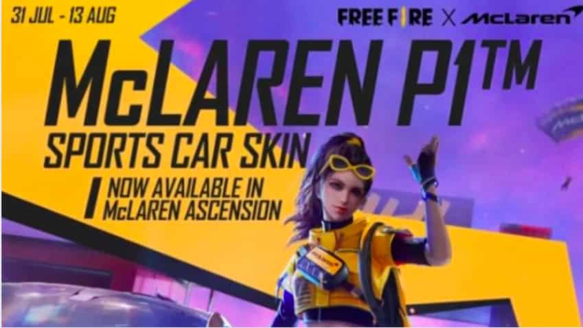 Garena Free Fire latest update: Here's all you need to KNOW about McLaren Ascension event; Also check how to redeem latest codes Garena Free Fire latest update: Here's all you need to KNOW about McLaren Ascension event; Also check how to redeem latest codes
