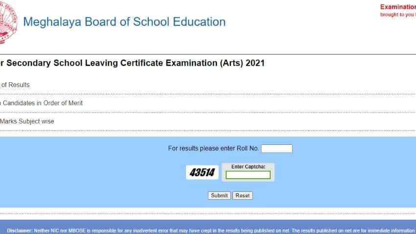 MBOSE HSSLC Arts 2021 results DECLARED, GIRLS outshine BOYS in pass percentage; see here HOW to CHECK - SSLC 2021 results at 11 AM