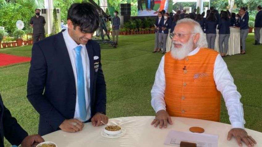 In PICS! PM Modi FELICITATES Tokyo Olympians at his residence TODAY In PICS! PM Modi FELICITATES Tokyo Olympians at his residence TODAY