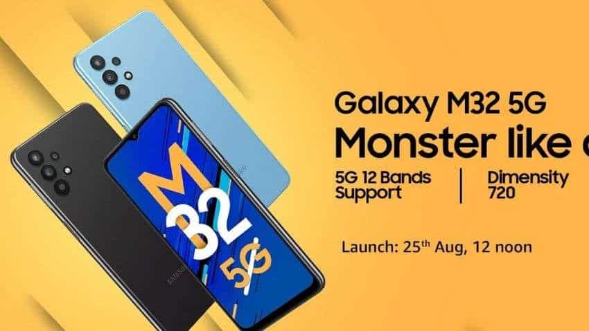 Samsung Galaxy M32 5G with massive 5000mAh BATTERY set to Launch in India on August 25 - Here&#039;s all you need to know