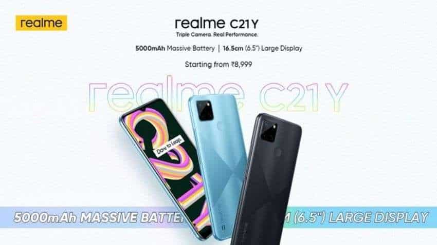 Realme C21Y budget smartphone - LAUNCHED at Rs 8,999, smartphone comes with 5000mAh battery, triple camera | Check all details here Realme C21Y budget smartphone - LAUNCHED at Rs 8,999, smartphone comes with 5000mAh battery, triple camera | Check all details here