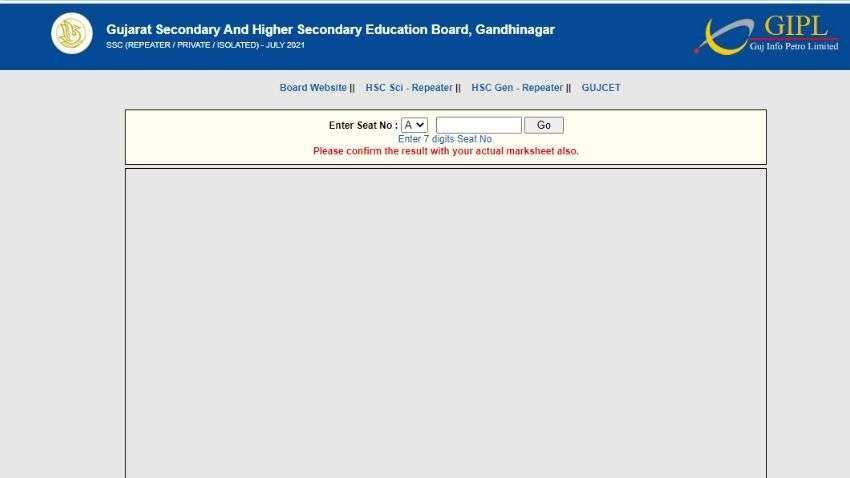 GSEB SSC 10th class repeater results RELEASED at gseb.org, follow THESE simple steps to CHECK - Find details here