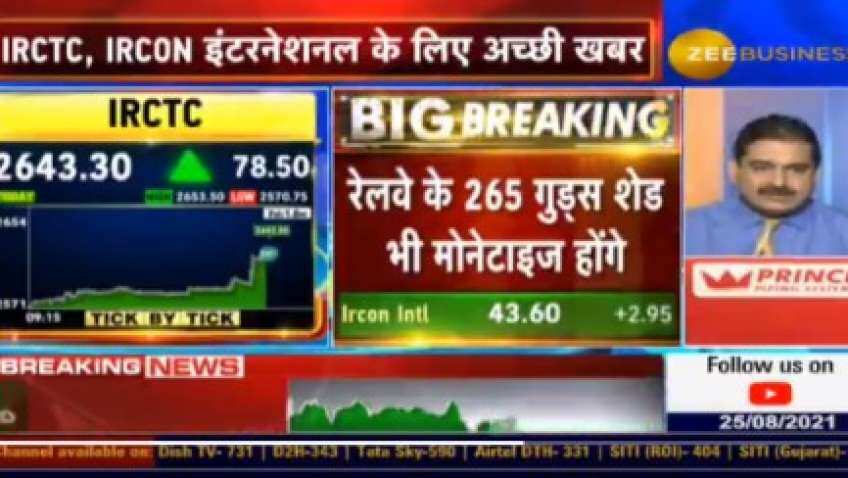 First on Zee Biz: Government ready with Rs 1.52 lk cr asset monetisation roadmap for railways; IRCTC and IRCON shares surge - Check details here First on Zee Biz: Government ready with Rs 1.52 lk cr asset monetisation roadmap for railways; IRCTC and IRCON shares surge - Check details here