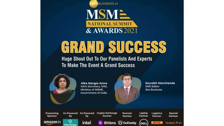 GRAND SUCCESS! Zee Digital Concludes MSME National Summit and Awards 2021 - Check FULL LIST of WINNERS