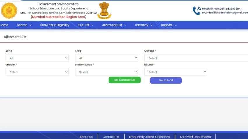 Maharashtra 11th Admission FYJC Merit List 2021: See how to CHECK region-wise ALLOTMENT LIST - FULL PROCESS here Maharashtra 11th Admission FYJC Merit List 2021: See how to CHECK region-wise ALLOTMENT LIST - FULL PROCESS here