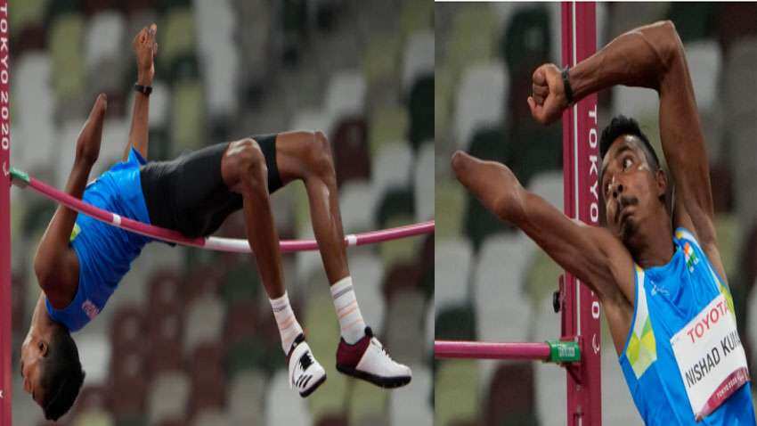 Tokyo Paralympics Nishad Kumar wins silver in men&#039;s high jump; clears 2.06m, sets an Asian record