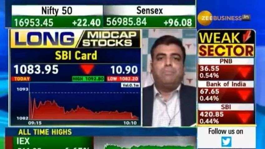 Midcap picks with Anil Singhvi: Sachchitanand Uttekar picks SBI Cards, Mahindra Holidays, Tinplate for high returns- Check target and stoploss here Midcap picks with Anil Singhvi: Sachchitanand Uttekar picks SBI Cards, Mahindra Holidays, Tinplate for high returns- Check target and stoploss here