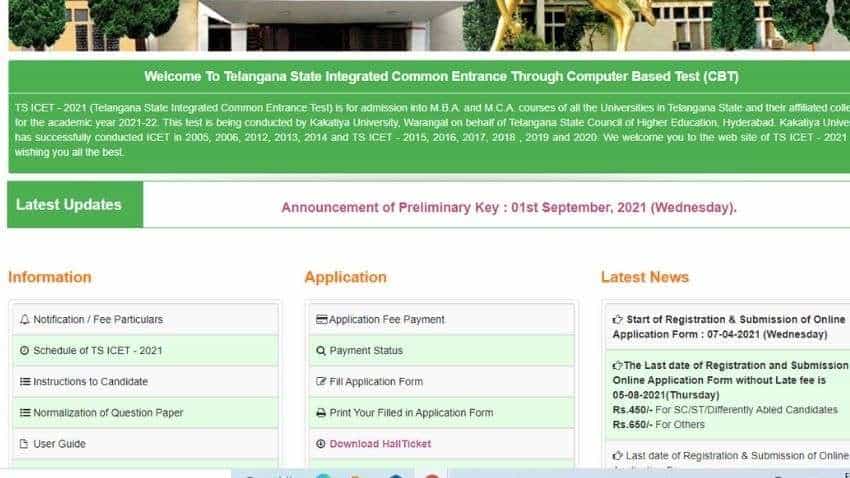 TS ICET 2021 preliminary answer keys RELEASED at icet.tsche.ac.in, check how to DOWNLOAD and raise OBJECTION - Check FULL PROCESS here TS ICET 2021 preliminary answer keys RELEASED at icet.tsche.ac.in, check how to DOWNLOAD and raise OBJECTION - Check FULL PROCESS here