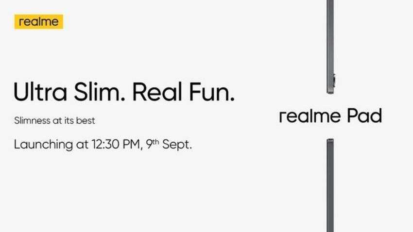 Realme Pad—Realme&#039;s 1st tablet launch date in India CONFIRMED! Check date, timings and other details 