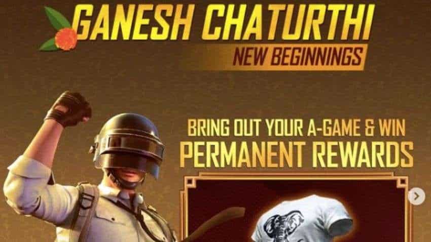 Battlegrounds Mobile India latest update: BGMI celebrates Ganesh Chaturthi - Check rewards, elephant shirt, classic crate coupons and more Battlegrounds Mobile India latest update: BGMI celebrates Ganesh Chaturthi - Check rewards, elephant shirt, classic crate coupons and more