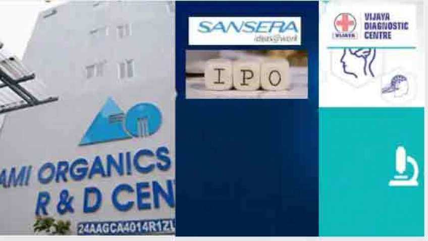 Ami Organics, Vijaya Diagnostic IPO LISTING, Sansera Engineering IPO opening to drive primary market today—Check Anil Singhvi&#039;s views on 2 IPOs to be listed on bourses  