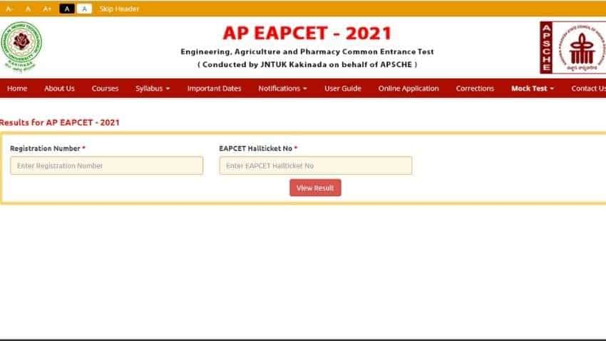 AP EAMCET 2021 Agriculture results RELEASED at sche.ap.gov.in; see how to DOWNLOAD results and rank cards 