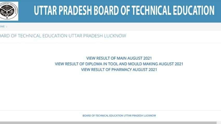 UPBTE diploma result 2021 released at bteup.ac.in; see how to download final year results 