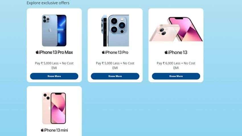 Apple iPhone 13 series: HDFC Bank is offering up to Rs 6,000 cashback - Check details of different variants