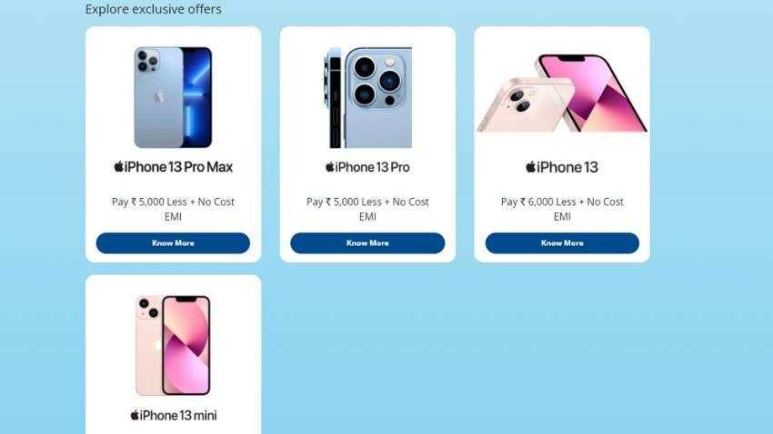 Apple iPhone 13 series: HDFC Bank is offering up to Rs 6,000 cashback - Check details of different variants Apple iPhone 13 series: HDFC Bank is offering up to Rs 6,000 cashback - Check details of different variants