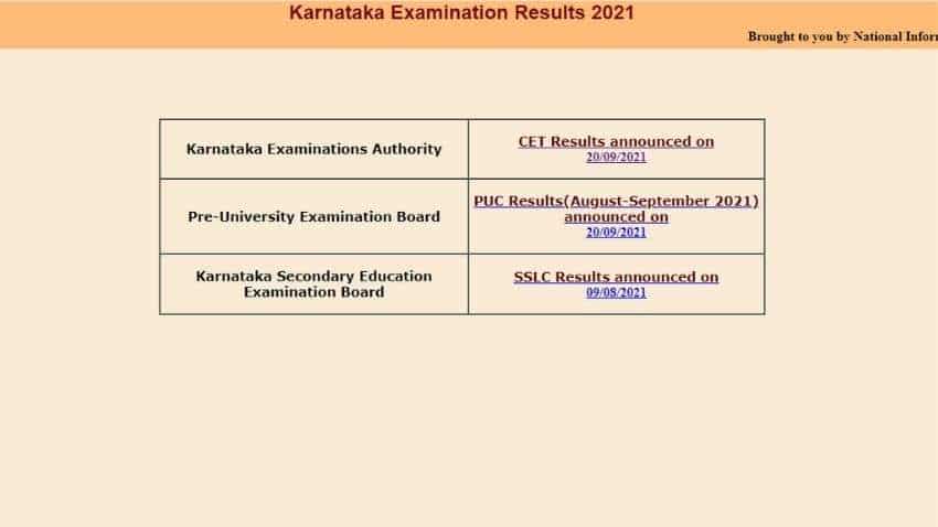 Karnataka CET 2021 results released, see where and how to check - Find details here Karnataka CET 2021 results released, see where and how to check - Find details here