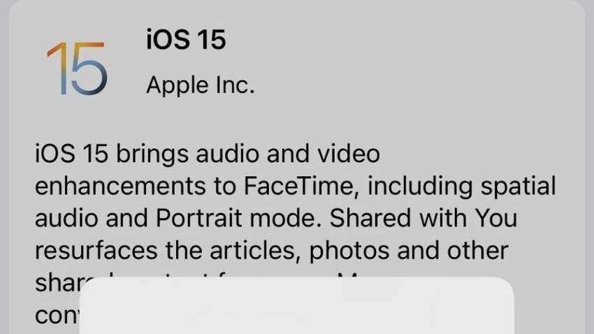Apple iOS 15 update: Check how to download, compatible iPhones, new features and more Apple iOS 15 update: Check how to download, compatible iPhones, new features and more