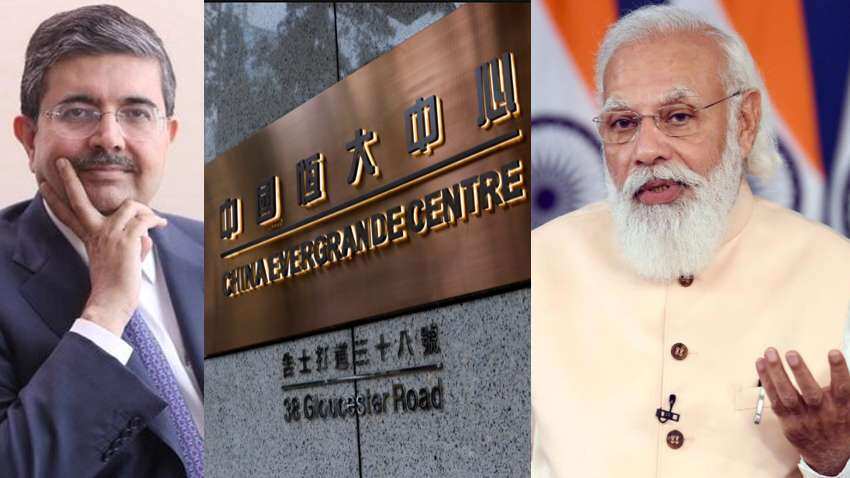 Evergrande Crisis: China&#039;s Lehman moment, says Uday Kotak; praises Modi government&#039;s action on  IL&amp;FS matter
