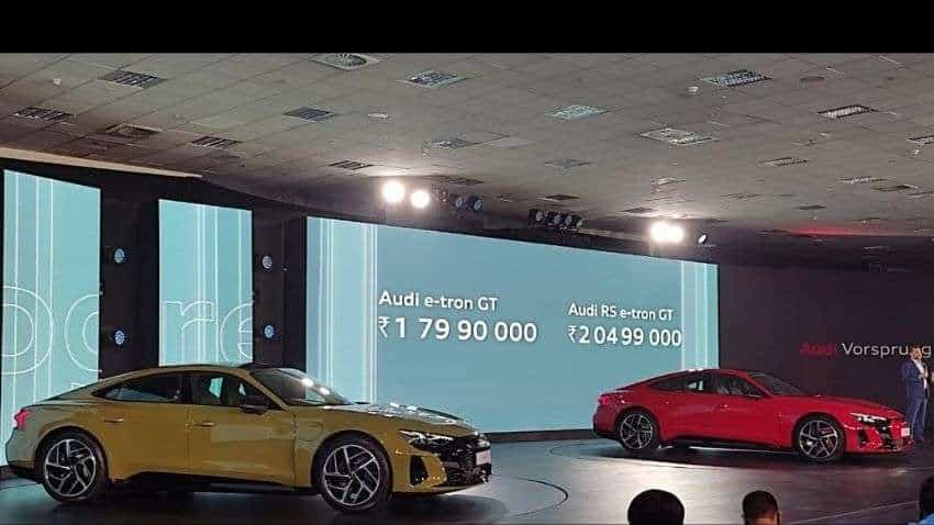 Audi launches first EV e-tron GT, RS e-tron GT today in India; price starts at Rs 1.80 cr Audi launches first EV e-tron GT, RS e-tron GT today in India; price starts at Rs 1.80 cr