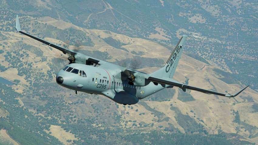 Defence Ministry, Airbus sign Rs 22,000 Cr contract for 56 C-295 transport aircraft Defence Ministry, Airbus sign Rs 22,000 Cr contract for 56 C-295 transport aircraft