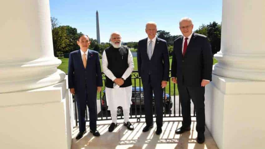 Quad leaders press for free Indo-Pacific, with wary eye on China Quad leaders press for free Indo-Pacific, with wary eye on China