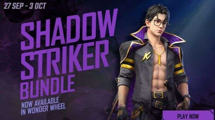 Garena Free Fire latest update: Check how to get Shadow Striker bundle, latest Free Fire redeem codes process