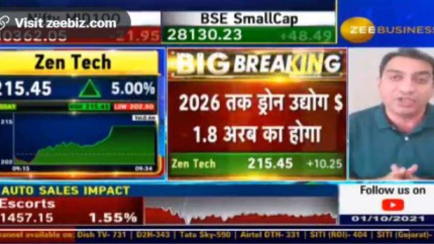 Big boost for drone manufacturers! Government issues Rs120-cr PLI scheme notification; Zen Technologies shares hit 5% upper circuit  