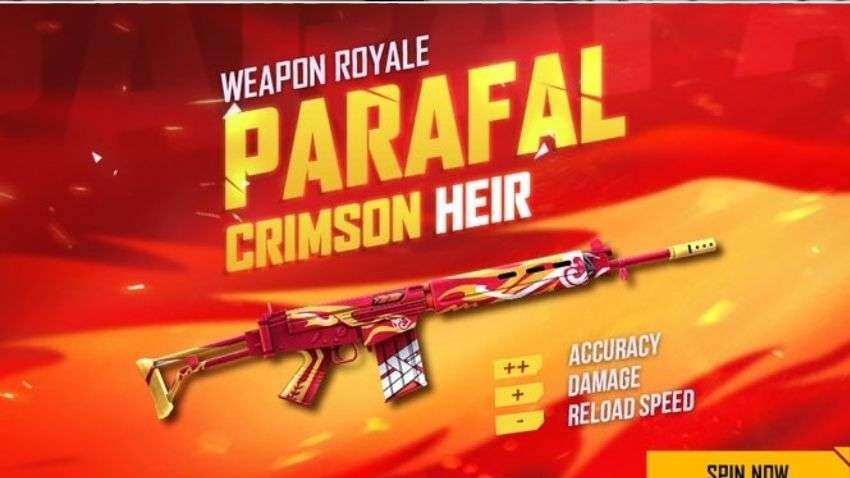 Garena Free Fire Latest Update Get Crimson Hier Parafal Skin And Latest Free Fire Redeem Codes Process Zee Business