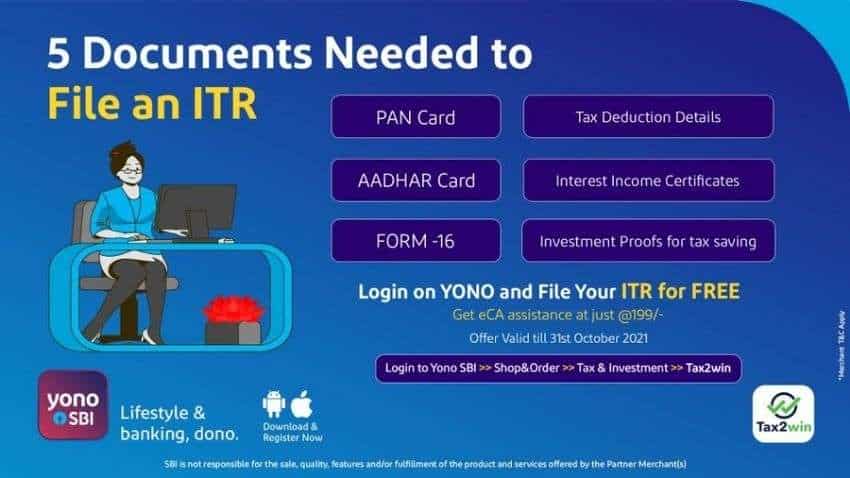 SBI customers can file ITR through SBI YONO, see step-by-step guide - Check the list of documents required