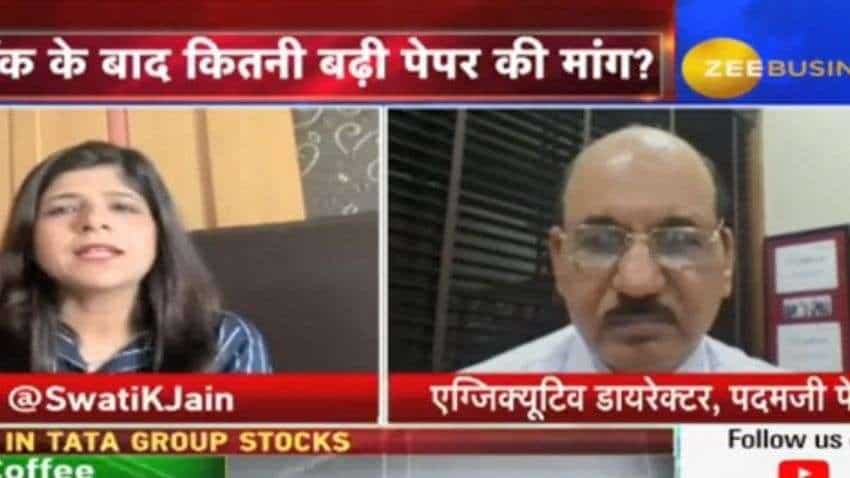Paper prices may increase by 3-5% from next month: Ashok Kumar, ED, Pudumjee Paper Paper prices may increase by 3-5% from next month: Ashok Kumar, ED, Pudumjee Paper