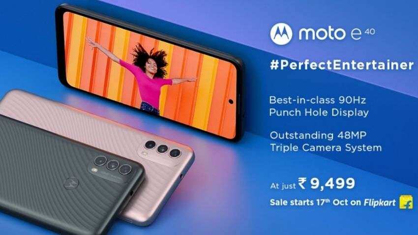 Moto E40 with 48MP triple camera setup launched at Rs 9,499 in India- Check availability, features and more