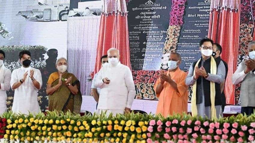 PM Narendra Modi inaugurates Kushinagar International Airport in Uttar Pradesh PM Narendra Modi inaugurates Kushinagar International Airport in Uttar Pradesh