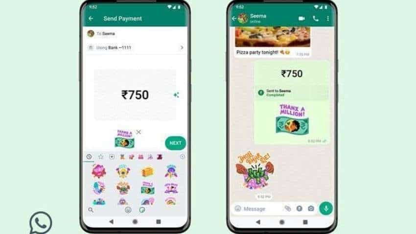 WhatsApp launches in-app sticker packs for payments - Check details WhatsApp launches in-app sticker packs for payments - Check details