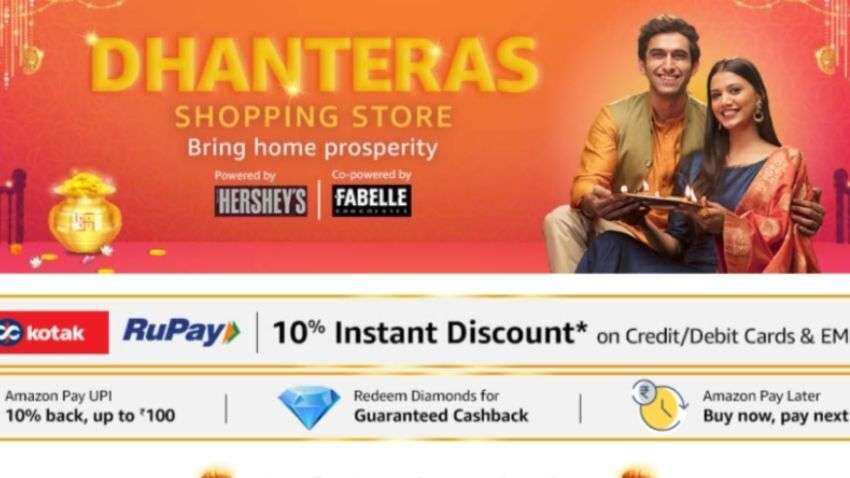 Dhanteras 2021: Amazon Dhanteras Store announced - Check best deals, offers on smartphones, electronics and more Dhanteras 2021: Amazon Dhanteras Store announced - Check best deals, offers on smartphones, electronics and more