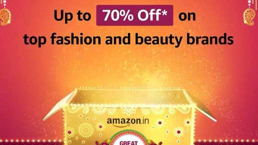 Amazon Diwali Sale 2021: Get up to 70% discount, extra Rs 300 cash back on fashion and beauty brands - Check details here Amazon Diwali Sale 2021: Get up to 70% discount, extra Rs 300 cash back on fashion and beauty brands - Check details here
