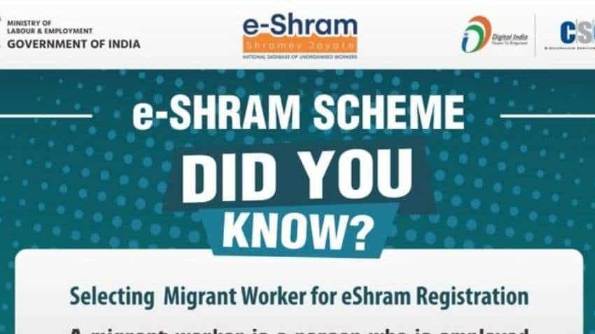 e-Shram Portal: Selecting 'Migrant Worker' option for registration? Know what it means e-Shram Portal: Selecting 'Migrant Worker' option for registration? Know what it means