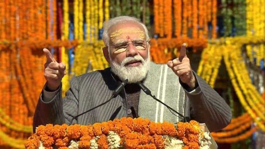 Prime Minister Narendra Modi inaugurates rebuilt Shankaracharya samadhi in Kedarnath Prime Minister Narendra Modi inaugurates rebuilt Shankaracharya samadhi in Kedarnath