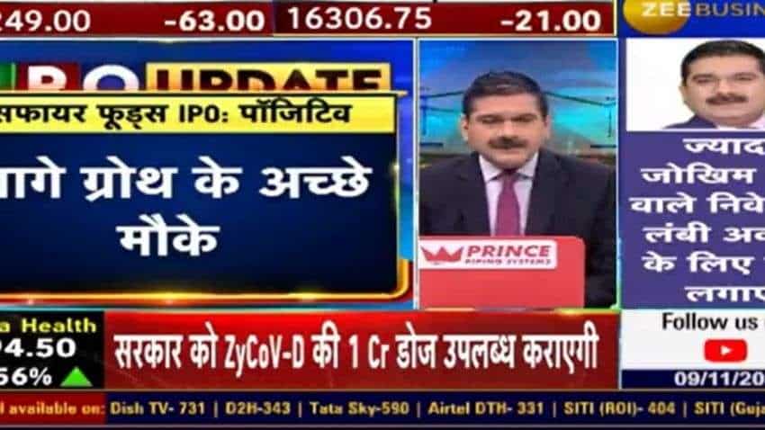 Sapphire Foods IPO opens today: Apply for long-term, says Anil Singhvi; lists positives, negatives of KFC, Pizza Hut operator Sapphire Foods IPO opens today: Apply for long-term, says Anil Singhvi; lists positives, negatives of KFC, Pizza Hut operator