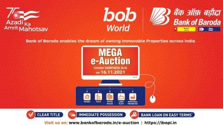 Bank of Baroda mega e-auction on November 16 - Participate and other details here
